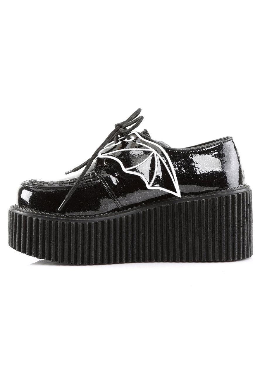 Bat Religion Creepers [CREEPER - 205 Shoes] - womens shoes - VampireFreaks - Demonia