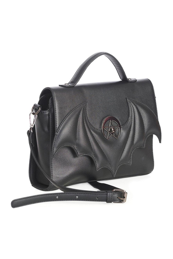 Bat Religion Crossbody Bag - bags & wallets - VampireFreaks - Banned Apparel / Lost Queen