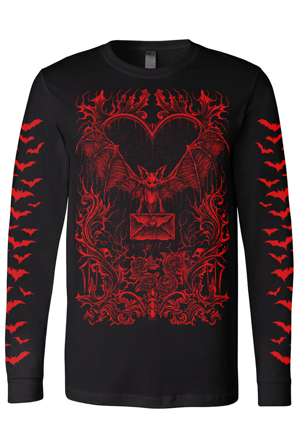 Bat Romance T-shirt [Blood Red]