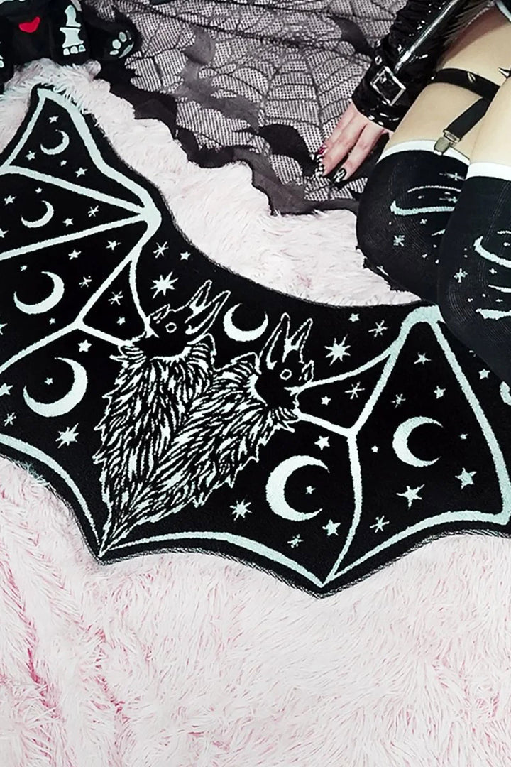 Two-Headed Occult Bat Rug