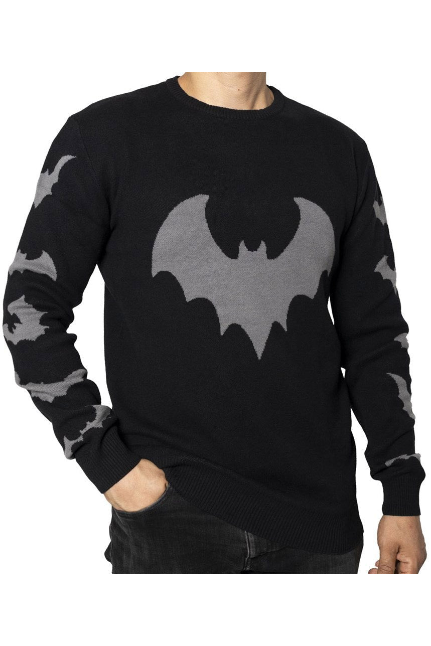 Bat Sleeve Sweater - mens outerwear - VampireFreaks - Kreepsville