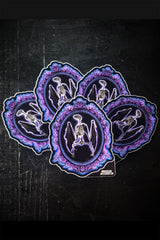 oddities bat taxidermy stickers