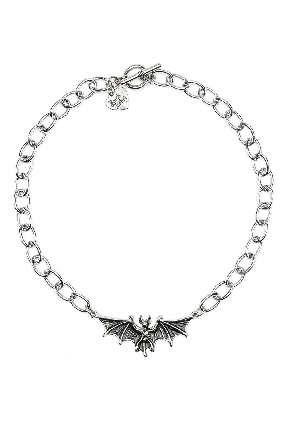 Bat Thick Chain Necklace - jewelry - VampireFreaks - Rock Rebel