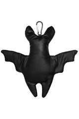 3d novelty gothic bat shaped keychain