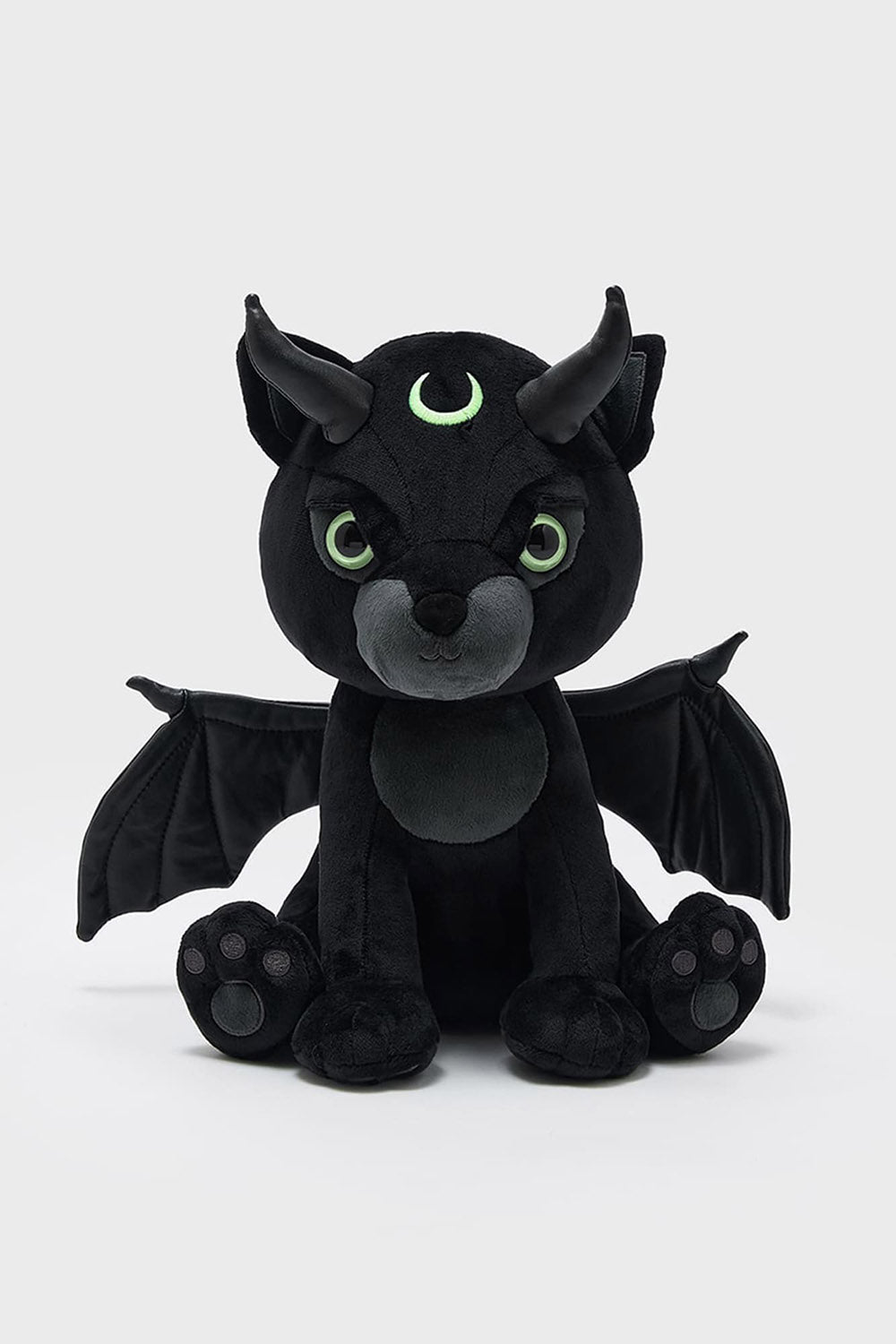 cute black bear with batwing plush toy