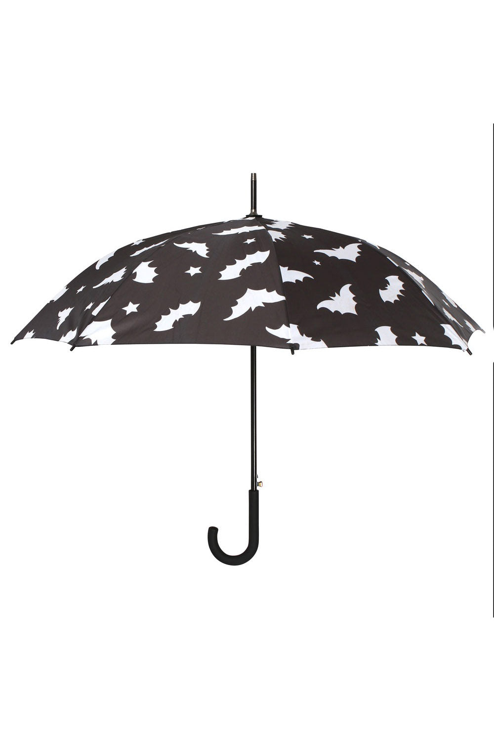 black and white gothic bat pattern umbrella