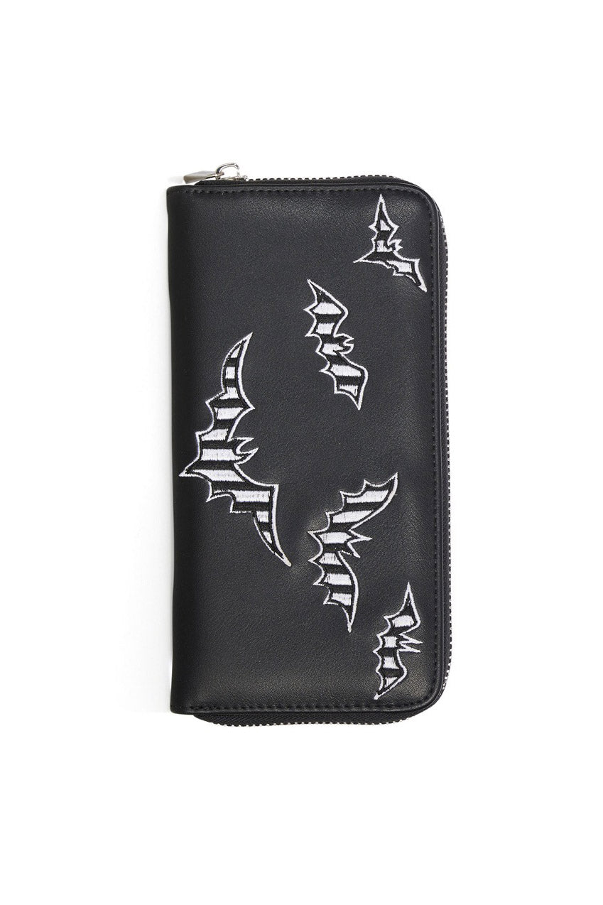 rockabilly bat wallet