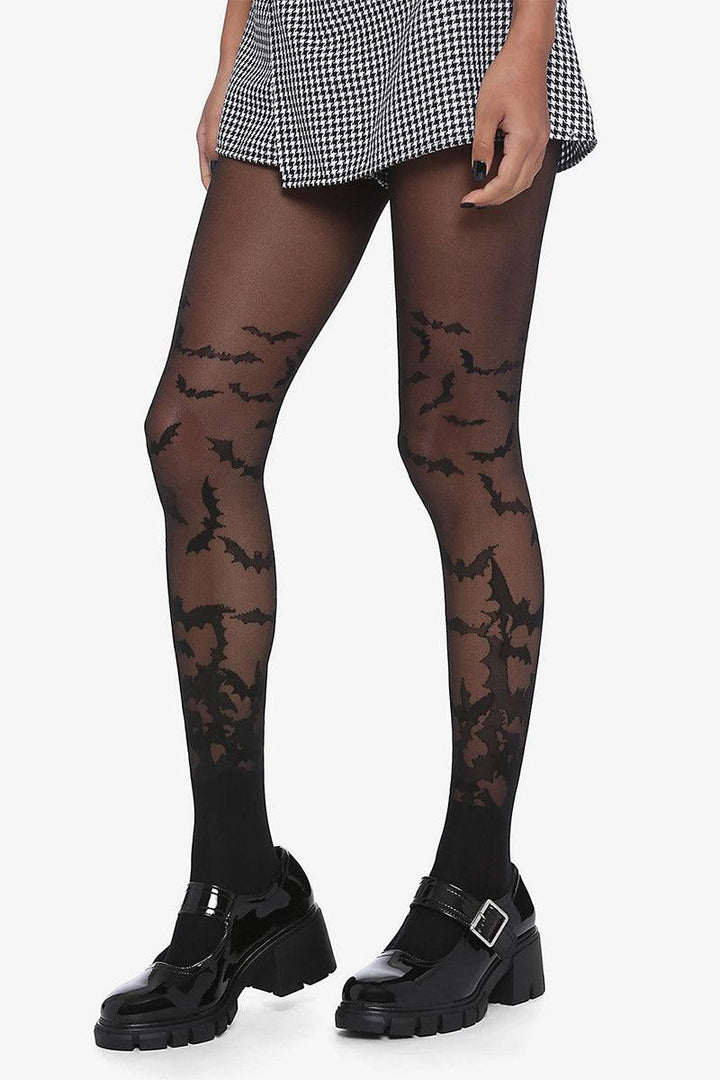 Bat Wing Sheer Tights - socks & stockings - VampireFreaks - Leg Avenue