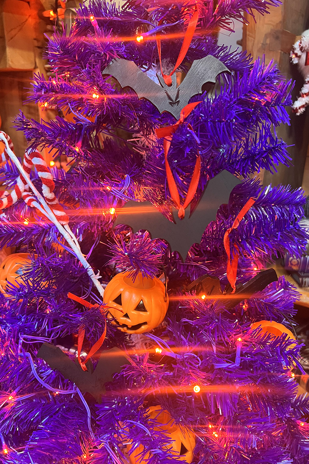 bat christmas tree ornament