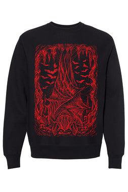 Bat Cave Sweatshirt [BLOOD RED]
