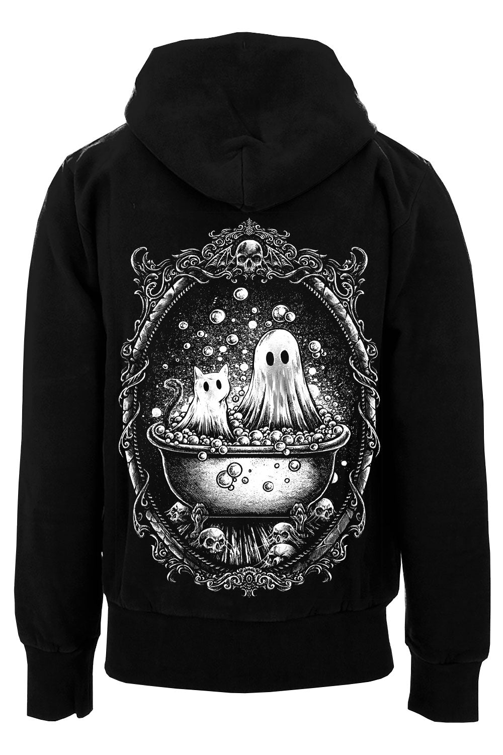 victorian goth cameo fram hoodie