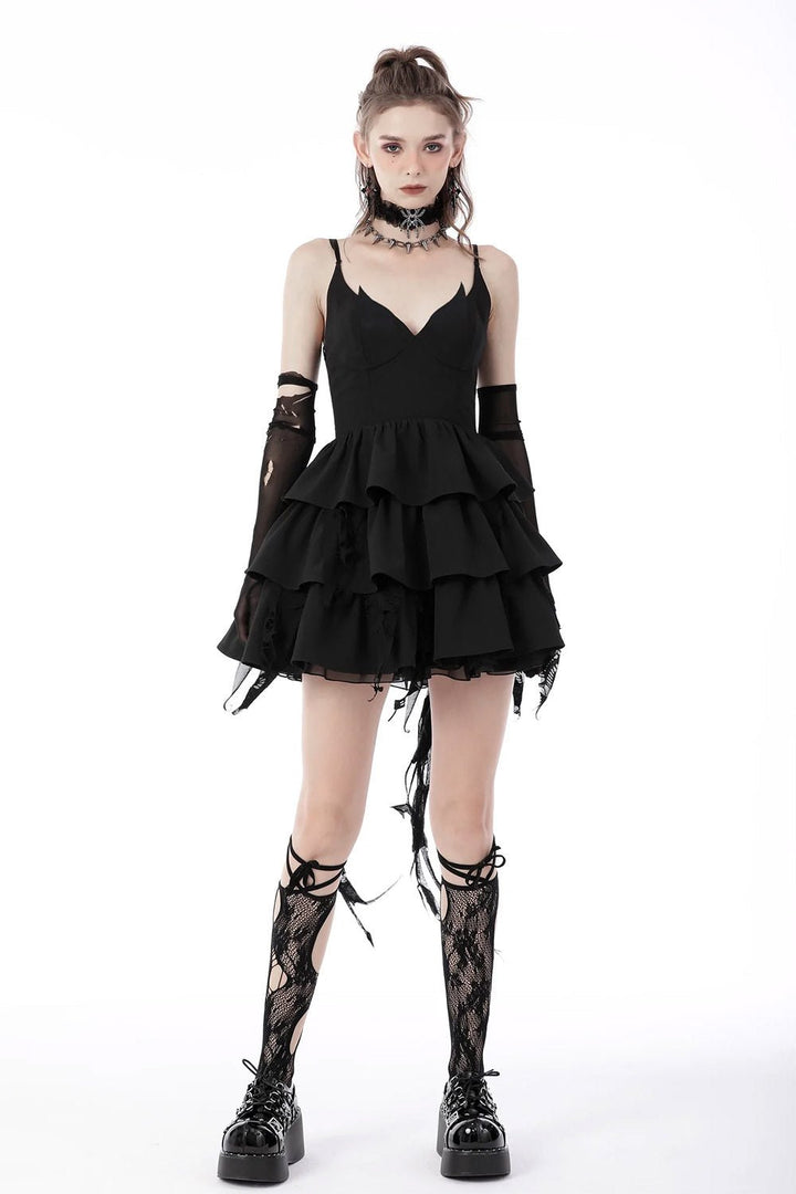 Batling Ruffled Dress - dresses - VampireFreaks - Dark In Love