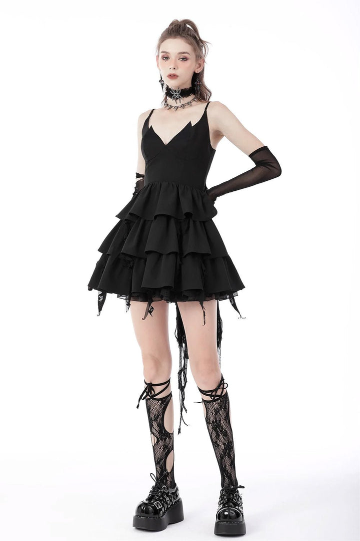 Batling Ruffled Dress - dresses - VampireFreaks - Dark In Love