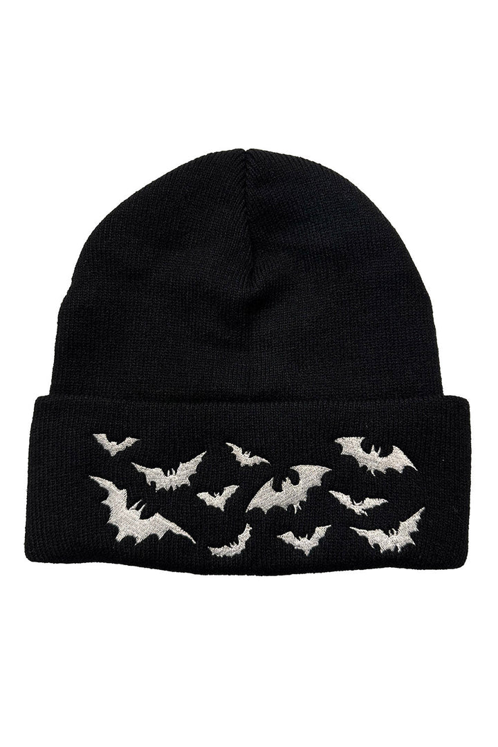 Bats Beanie - hats & scarves & headwear - VampireFreaks - VampireFreaks