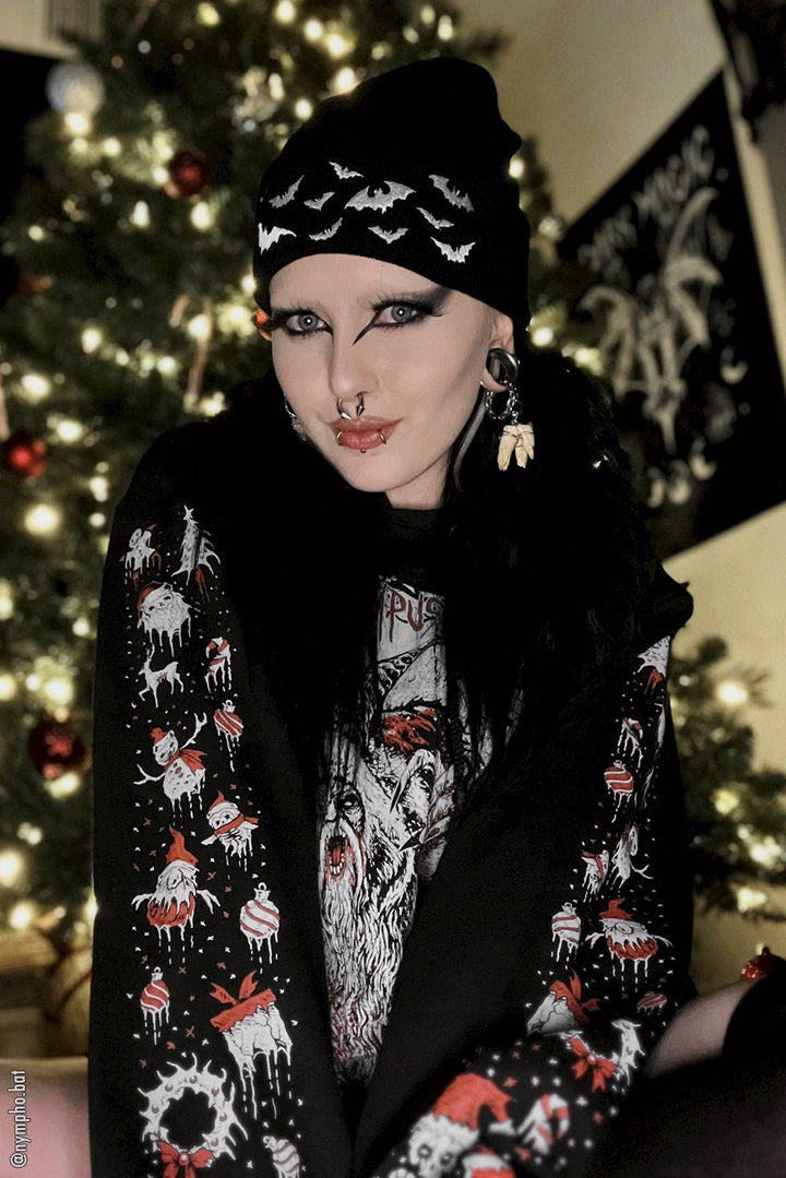 Bats Beanie - hats & scarves & headwear - VampireFreaks - VampireFreaks