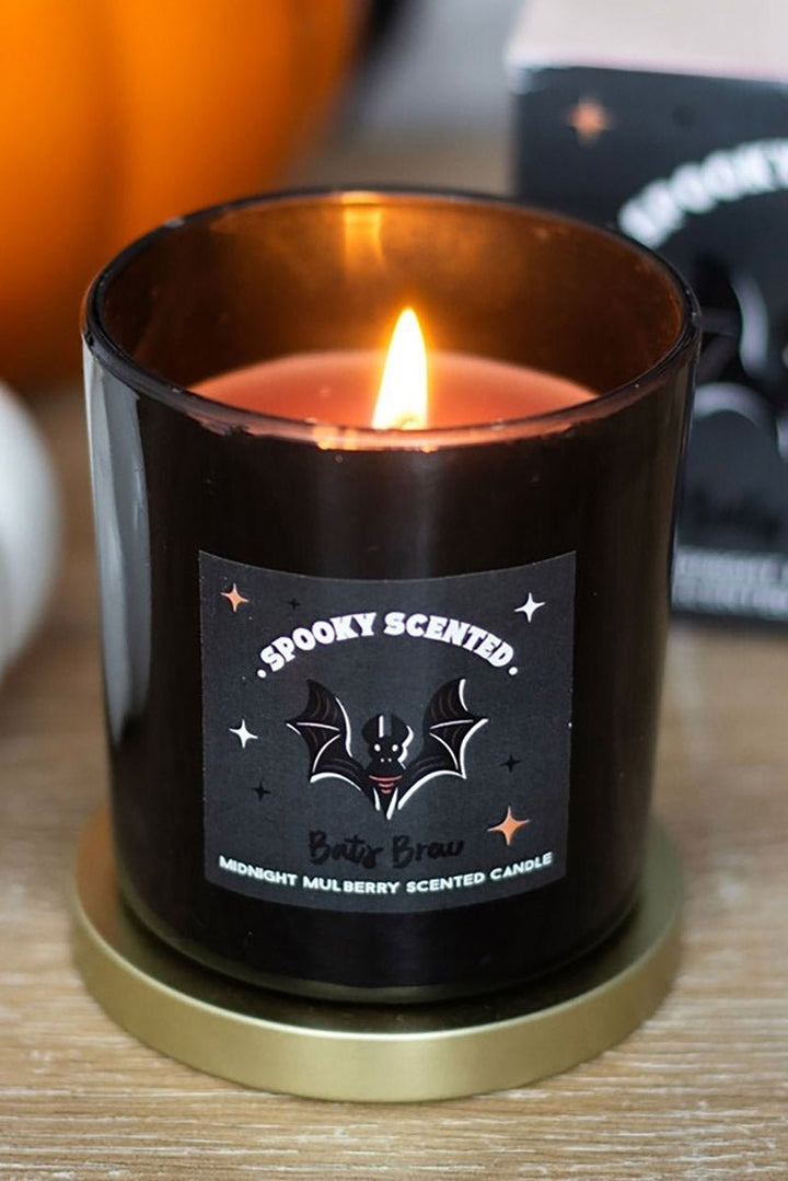 Bats Brew Midnight Mulberry Halloween Candle - housewares - VampireFreaks - Something Different