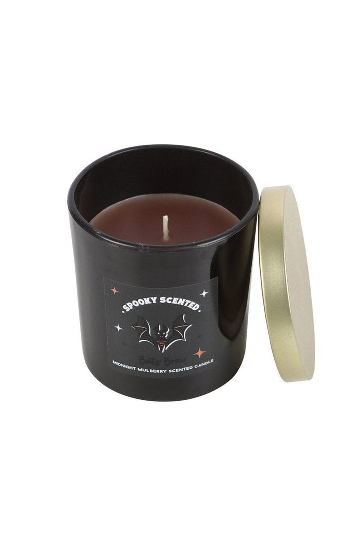 Bats Brew Midnight Mulberry Halloween Candle - housewares - VampireFreaks - Something Different