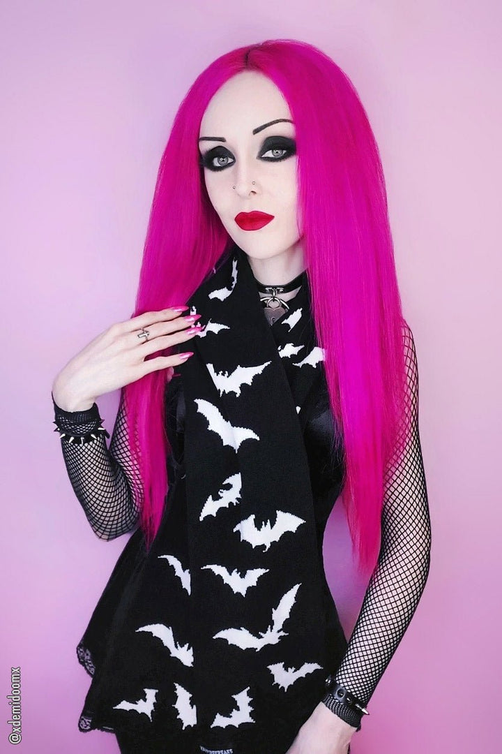 Bats Scarf - hats & scarves & headwear - VampireFreaks - VampireFreaks