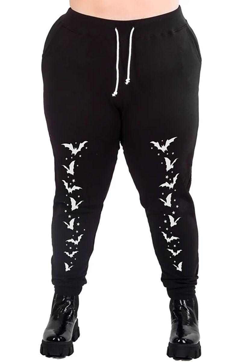 Bats & Stars Sweatpants - womens bottoms - VampireFreaks - Too Fast