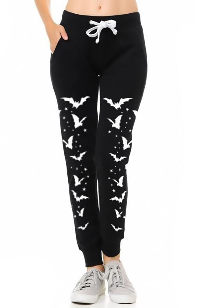 Bats & Stars Sweatpants - womens bottoms - VampireFreaks - Too Fast