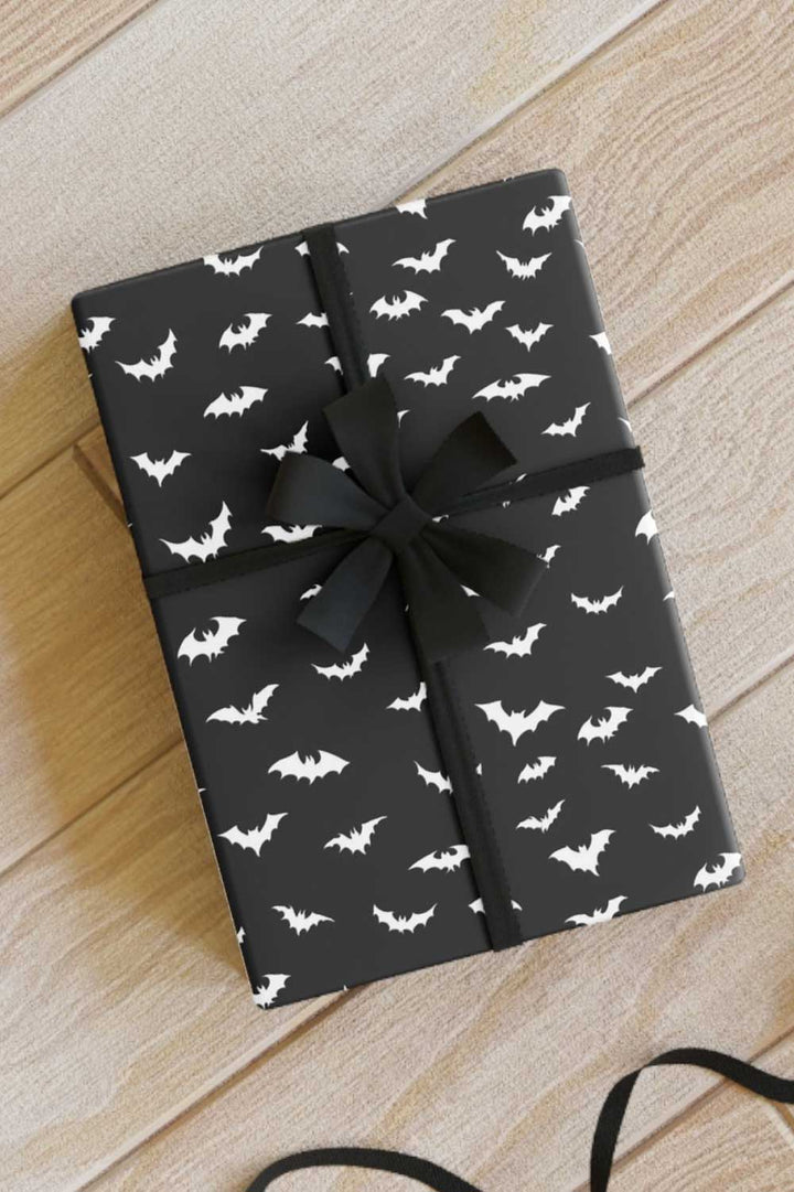 gothic xmas wrapping paper