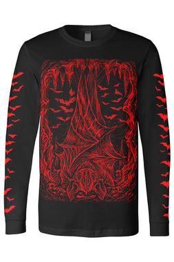 Bat Cave T-shirt [BLOOD RED]