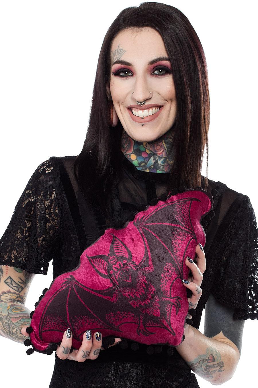 Batt Attack Shaped Pillow - housewares - VampireFreaks - Sourpuss