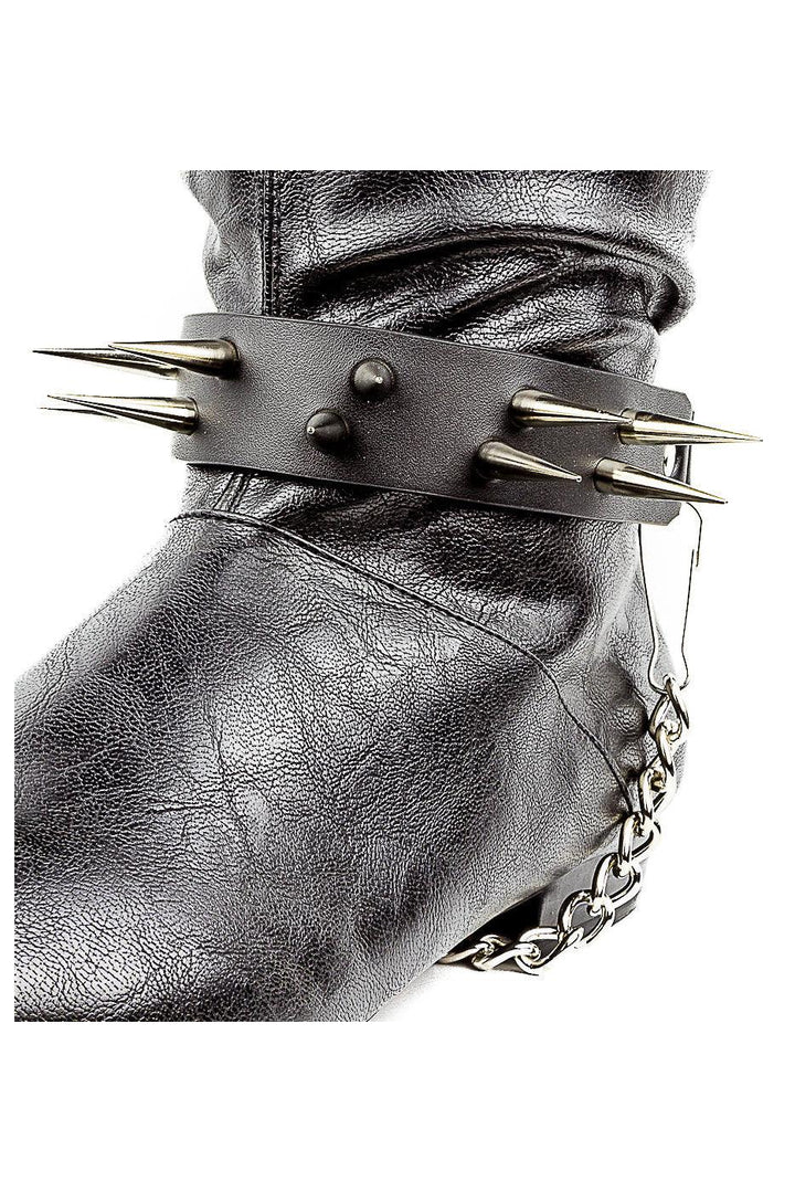 Battle Ready Long Spiked Bootstrap - mens shoes - VampireFreaks - Funk Plus