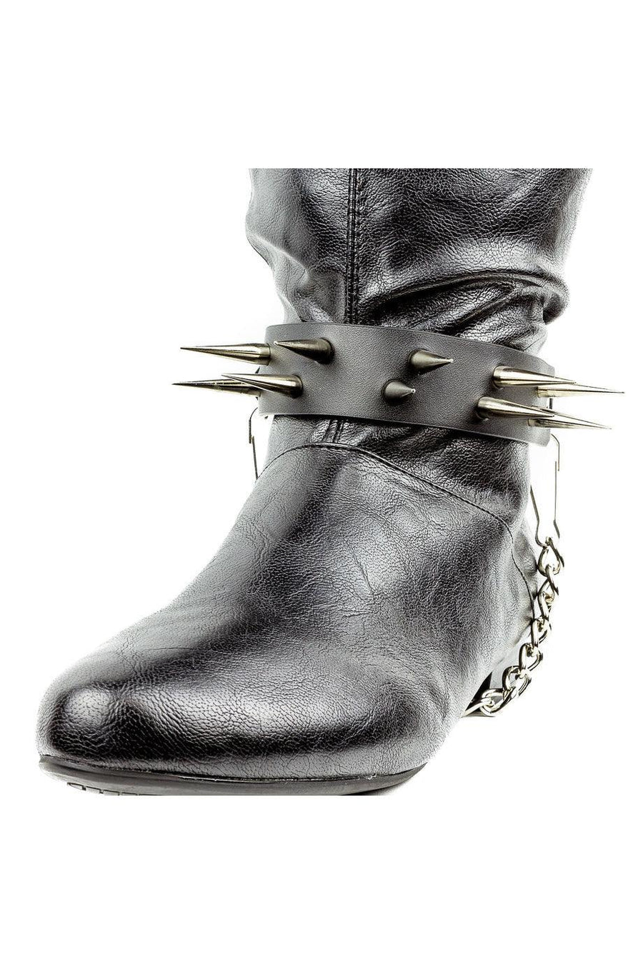 Battle Ready Long Spiked Bootstrap - mens shoes - VampireFreaks - Funk Plus