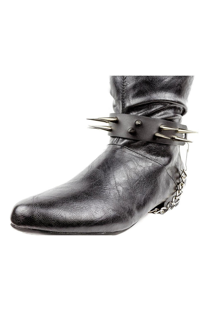 Battle Ready Long Spiked Bootstrap - mens shoes - VampireFreaks - Funk Plus