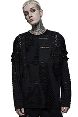 Battleworn Distressed Top - mens tops - VampireFreaks - Punk Rave
