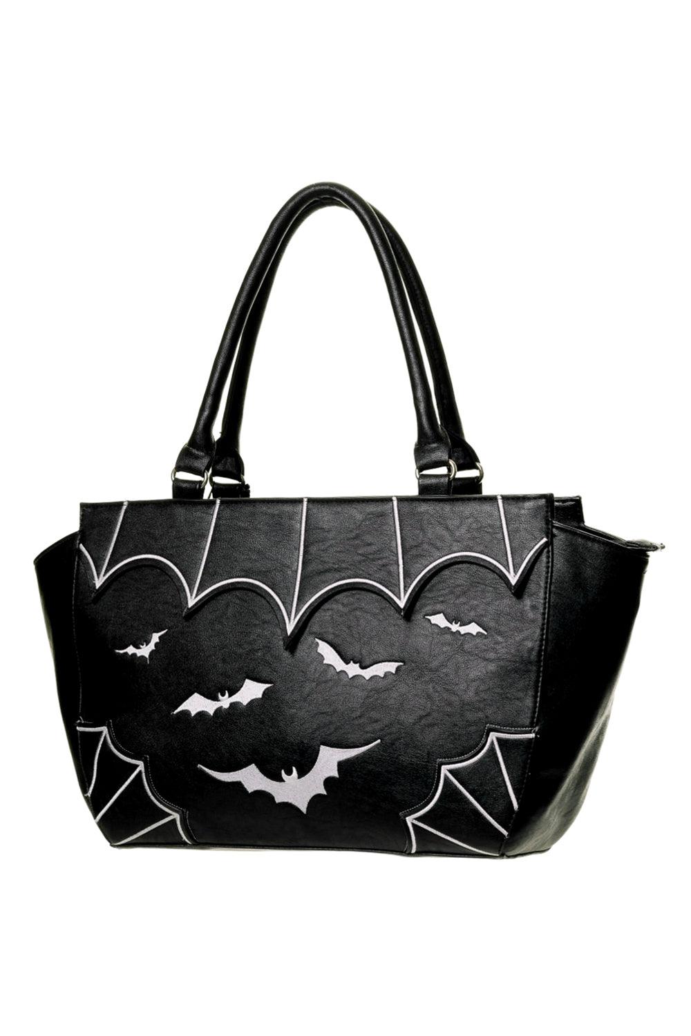 Batty Babe Handbag [BLACK/WHITE] - bags & wallets - VampireFreaks - Banned Apparel / Lost Queen