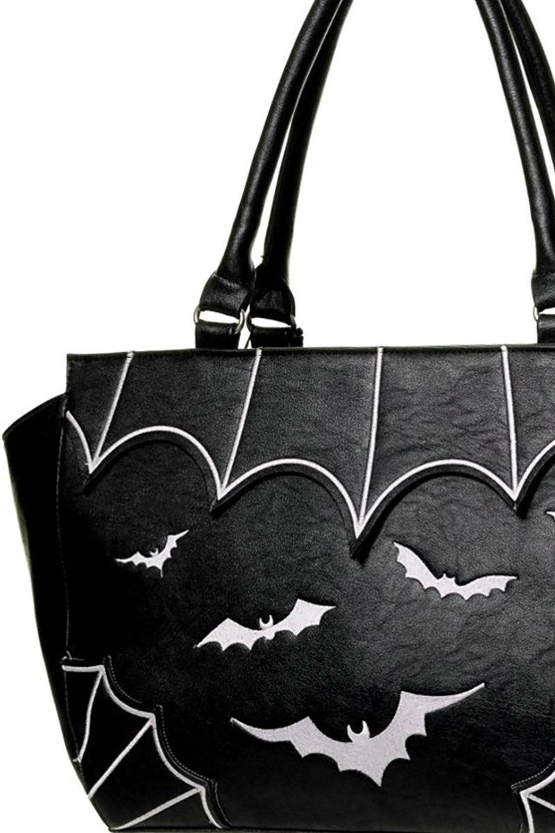 Batty Babe Handbag [BLACK/WHITE] - bags & wallets - VampireFreaks - Banned Apparel / Lost Queen