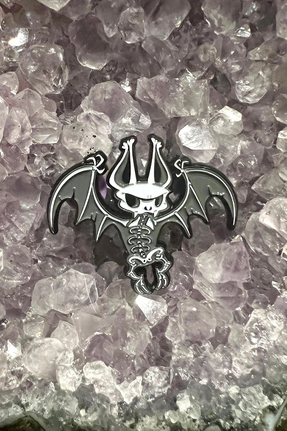 Batty Bones Enamel Pin - pins & patches - VampireFreaks - VampireFreaks