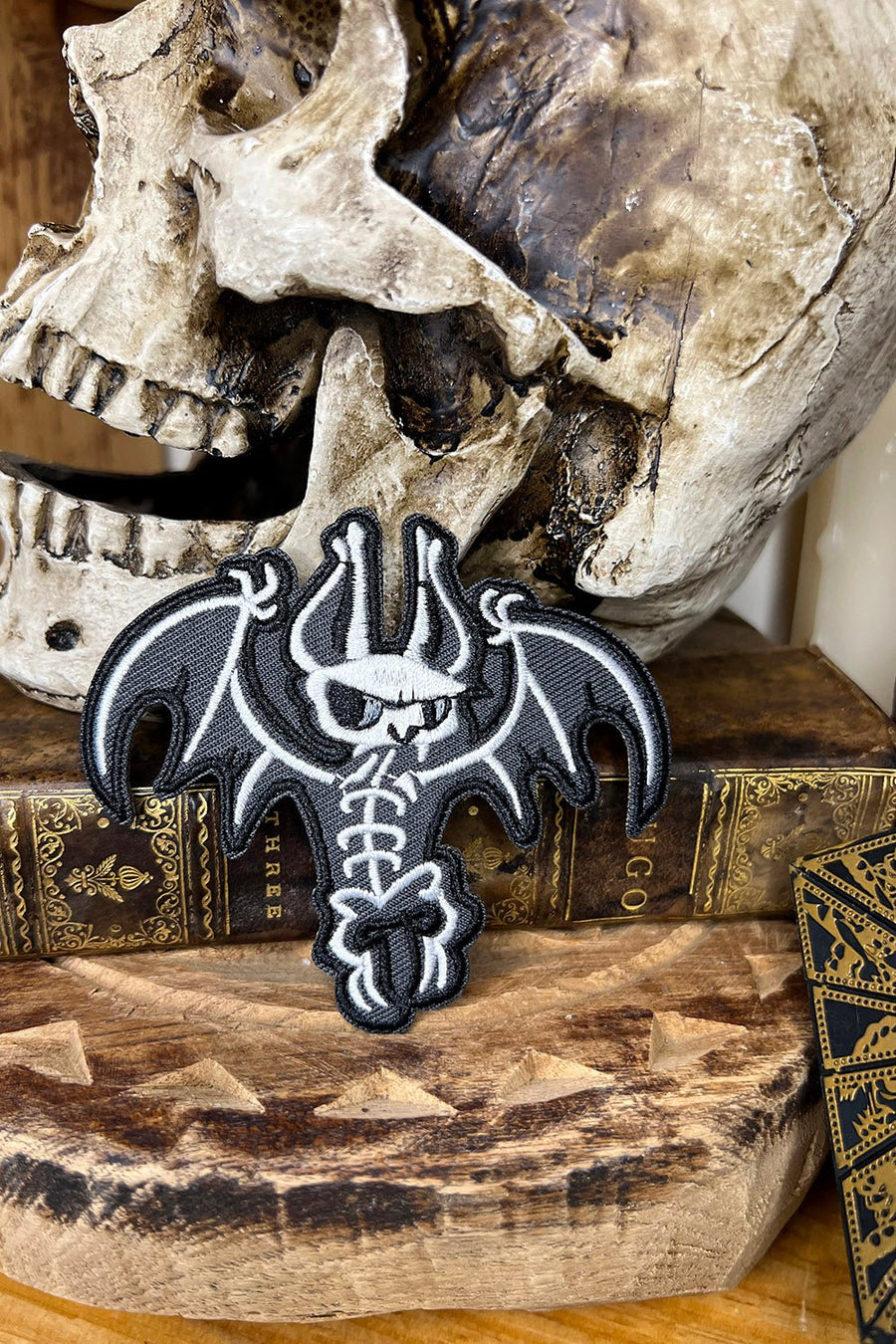 Batty Bones Patch - pins & patches - VampireFreaks - VampireFreaks