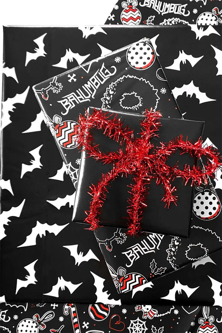 Batty Humbug Gift Wrap Set - housewares - VampireFreaks - Sourpuss