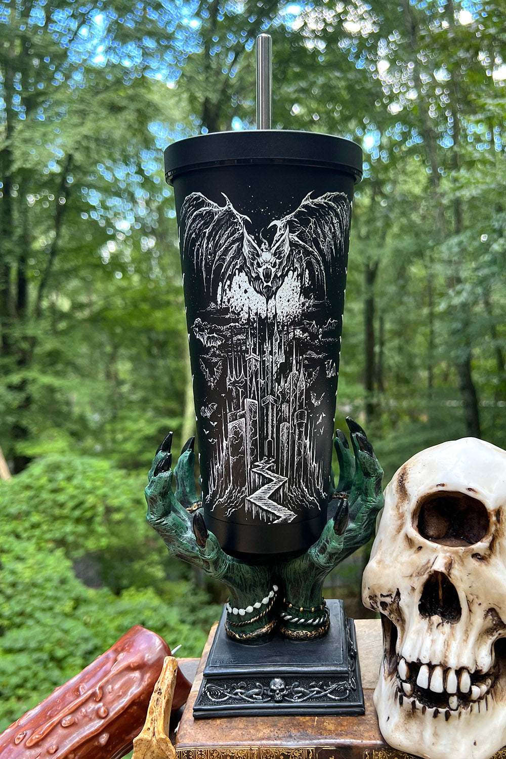 Cthulhu Cold Brew Tumbler with Straw — Housewares VampireFreaks