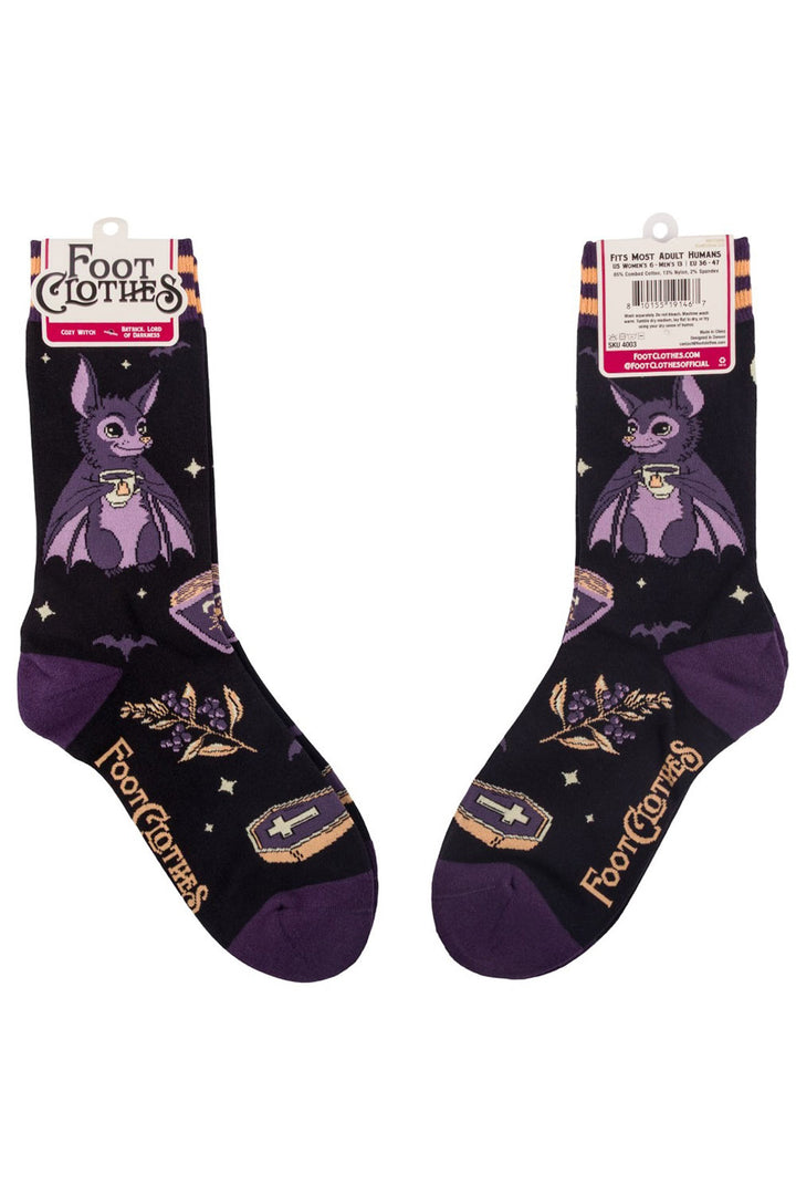 books, tea, and bat socks