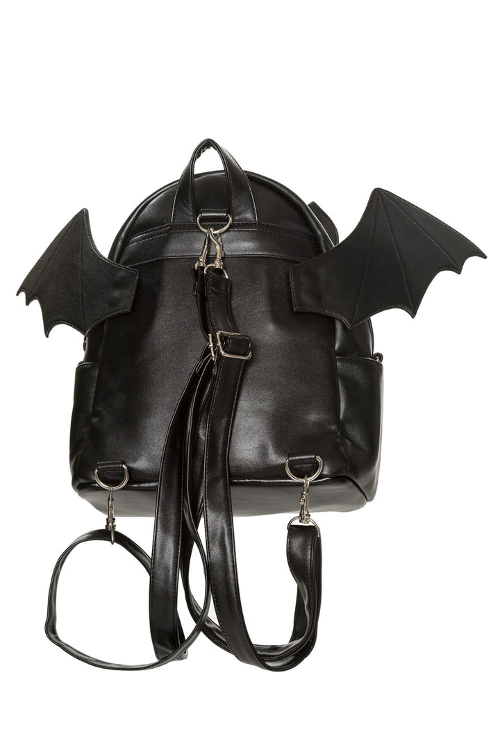 Batwing Backpack [Black] - bags & wallets - VampireFreaks - Banned Apparel / Lost Queen