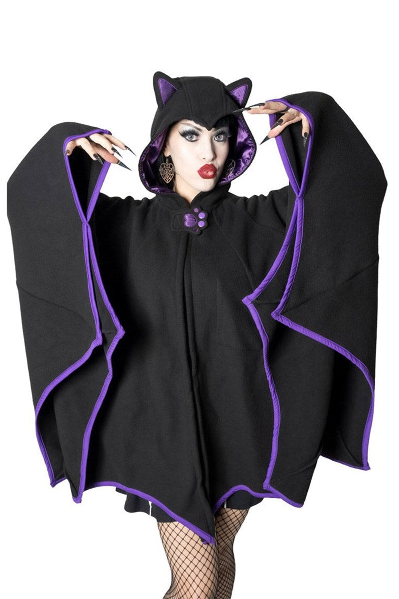 gothic bat wing cape