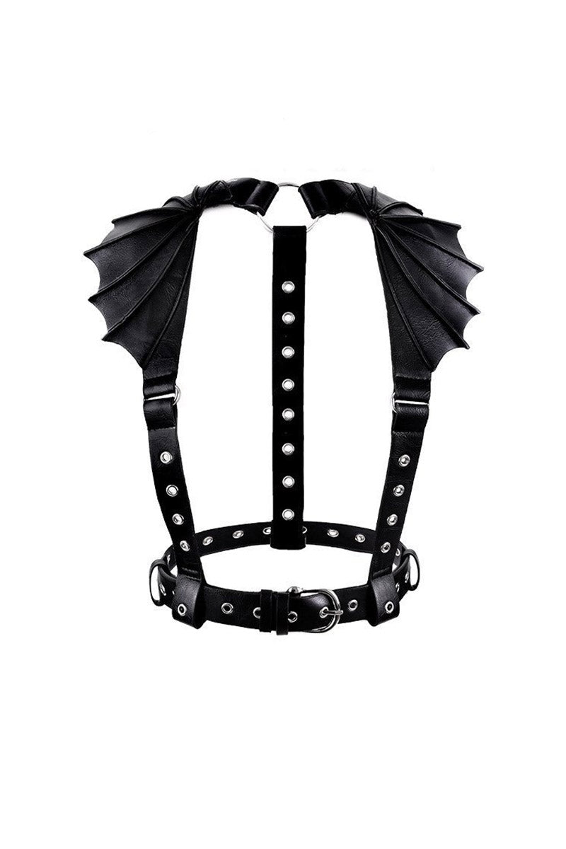 gothic high waisted vegan leather belt by restyle