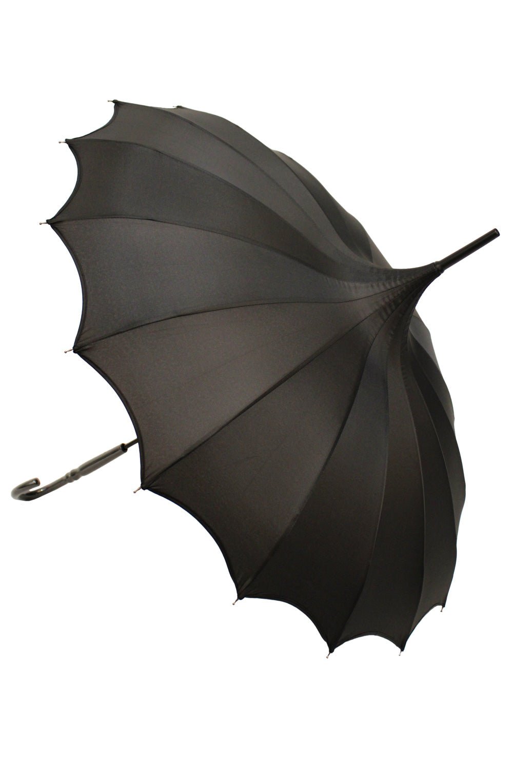 Batwing Pagoda Umbrella [MIDNIGHT BLACK] - umbrellas - VampireFreaks - VampireFreaks