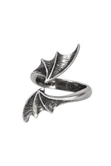 mens gothic bat ring 