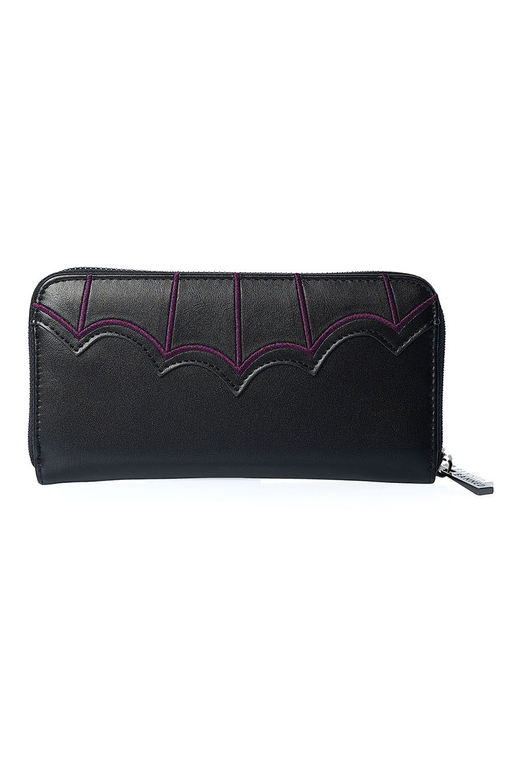 Batwing Wallet [BLACK/PURPLE] - bags & wallets - VampireFreaks - Banned Apparel / Lost Queen