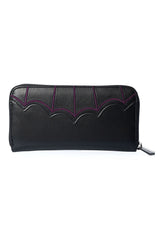 Batwing Wallet [BLACK/PURPLE] - bags & wallets - VampireFreaks - Banned Apparel / Lost Queen