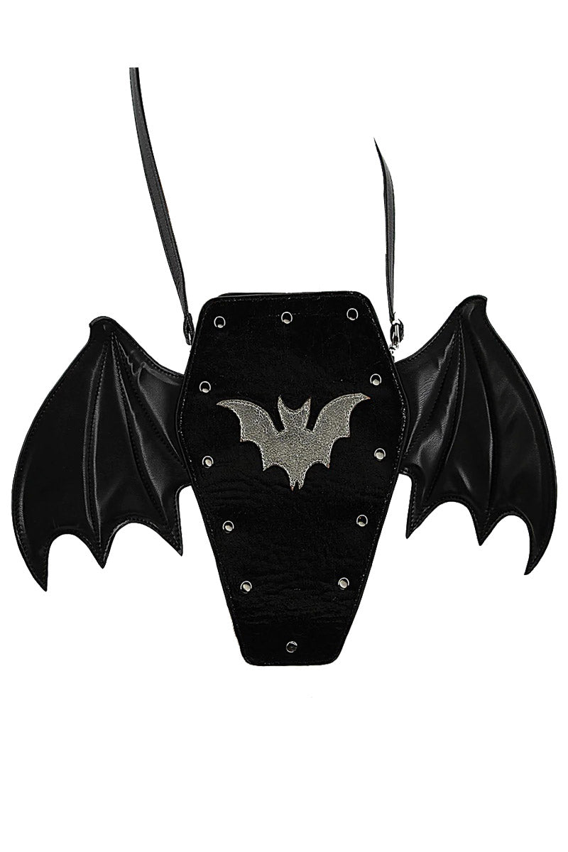 Batwings Coffin Convertible Backpack - bags & wallets - VampireFreaks - Comeco Inc