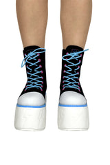 Monster High Jolt Platform Sneakers [BLACK/BLUE]