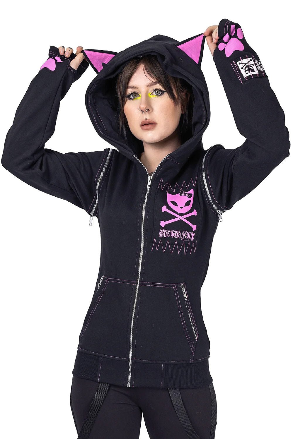 BBK Killer Hoodie - womens outerwear - VampireFreaks - Poizen Industries