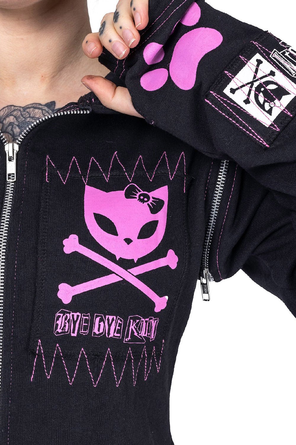 BBK Killer Hoodie - womens outerwear - VampireFreaks - Poizen Industries