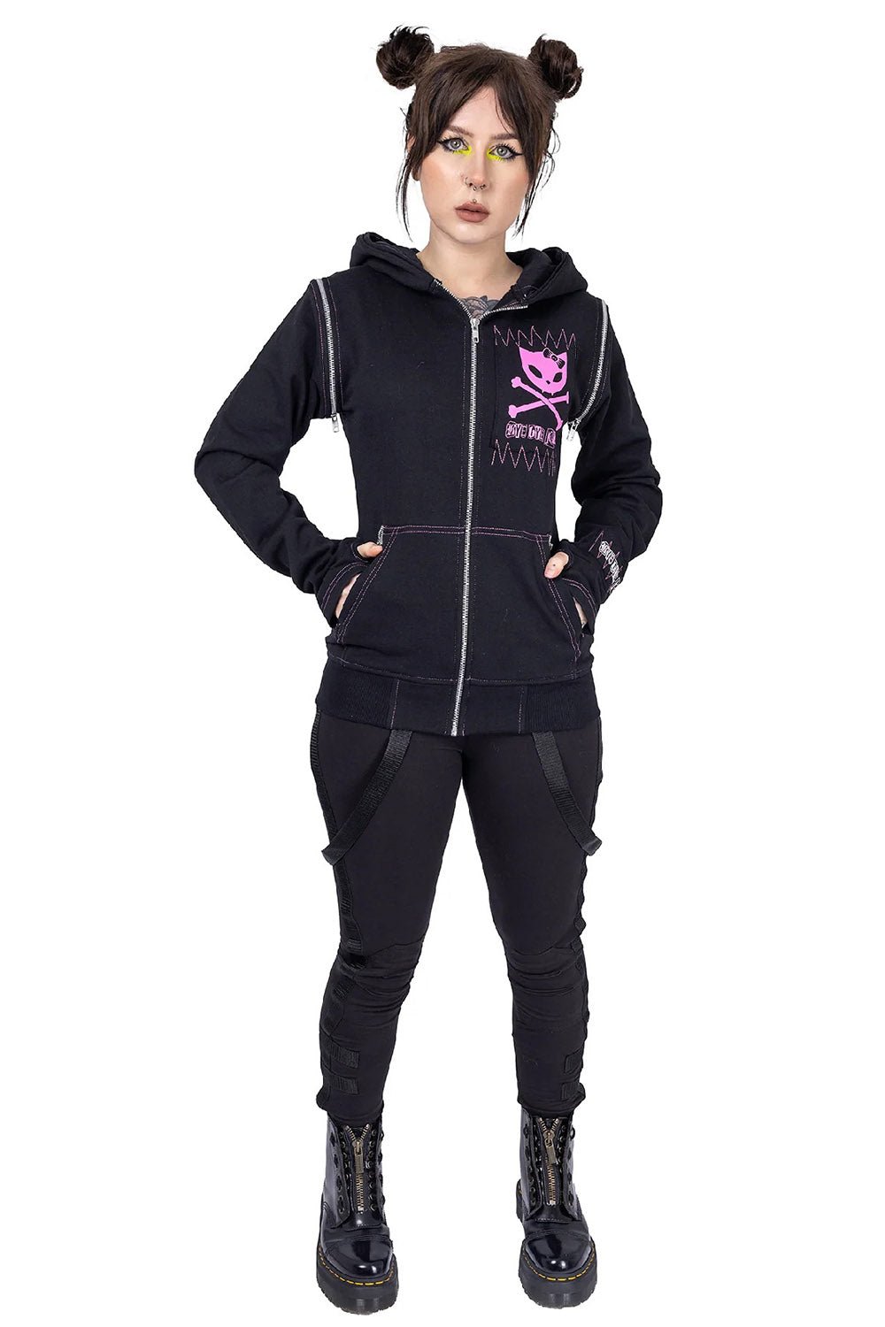 BBK Killer Hoodie - womens outerwear - VampireFreaks - Poizen Industries